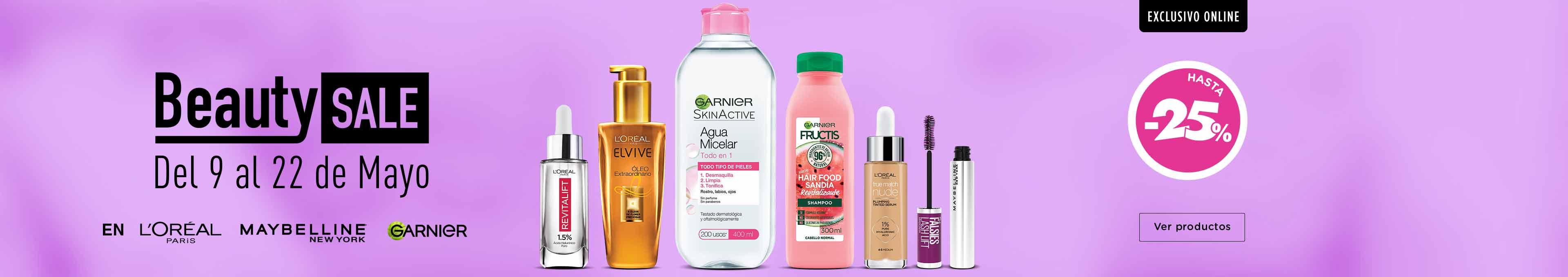 Imagen con ofertas de productos Garnier